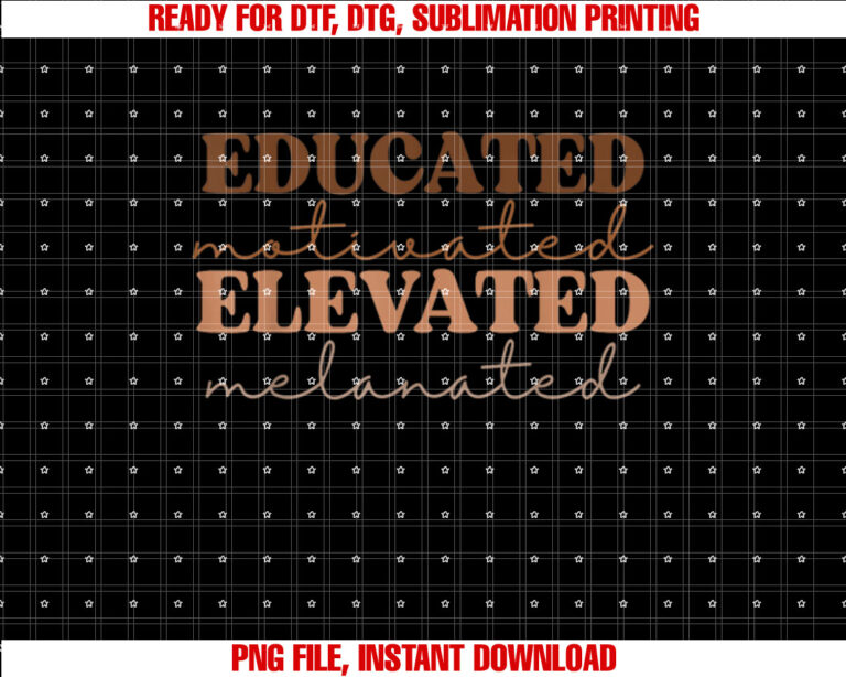 Teacher History Month Educated Motivated Melanin Women T-shirt