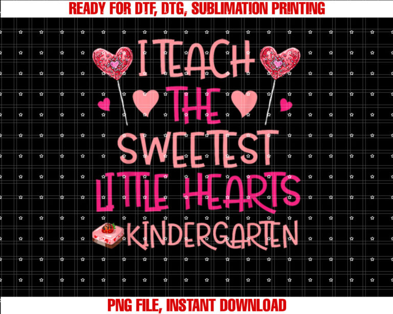 Teacher Valentines Day Sweethearts Kindergarten Teacher T-shirt