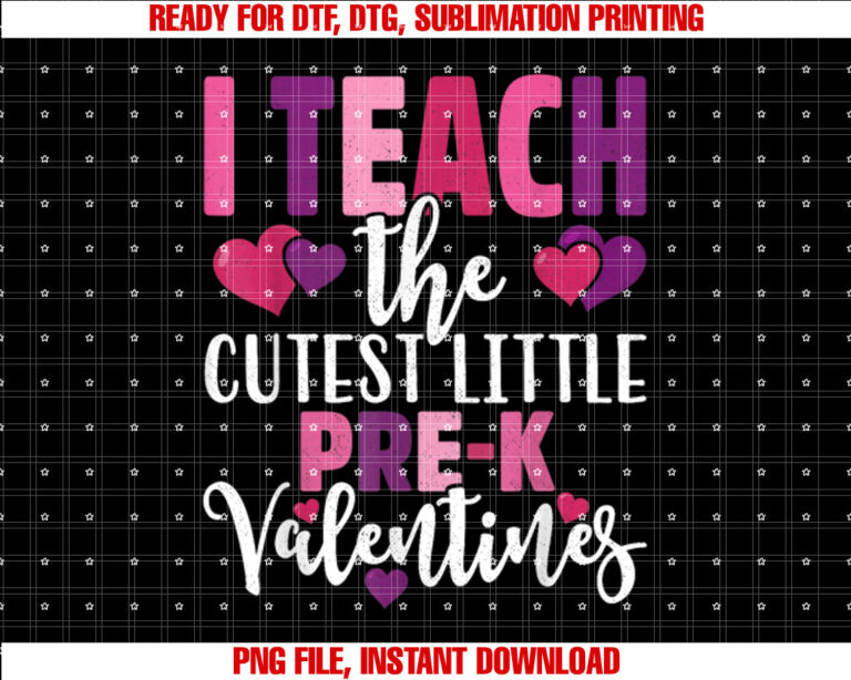 Teacher Valentines Day T PreK I Teach the Cutest T-shirt
