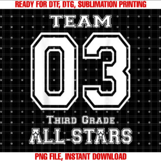Team 3rd Grade Allstars Sport Jersey T-shirt