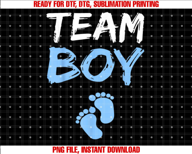 Team Boy Gender Reveal Baby Shower T-shirt