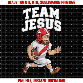 Team Jesus Football Scripture Faith Hope Game Touchdown God T-shirt