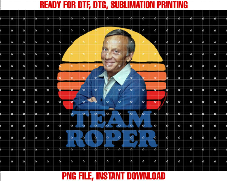 Team Roper Funny Stanley Mr Roper Threes Company T-shirt