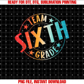 Team Sixth Grade Teacher Student Back to School 6th Grade T-shirt