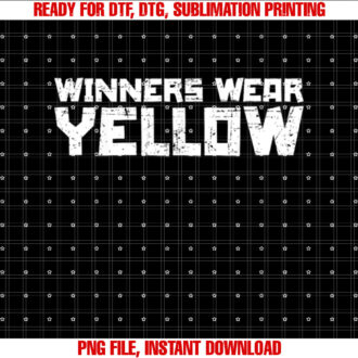 Team Sports Winners Wear Yellow T-shirt