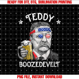 Teddy Boozedevelt Theodore Roosevelt 4th Of July Men Women T-shirt