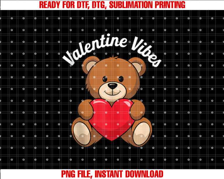 Teddy bear with heart for Valentines Day Valentine Vibes T-shirt