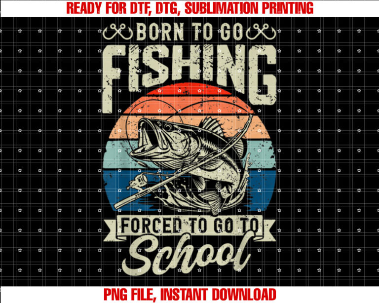 Teen Boys Fishing Forced To Go To School Bass Fish T-shirt