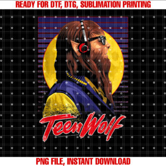 Teen Wolf Headphone Wolf T-shirt