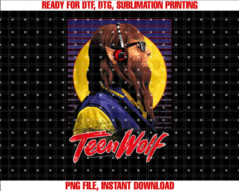 Teen Wolf Headphone Wolf T-shirt