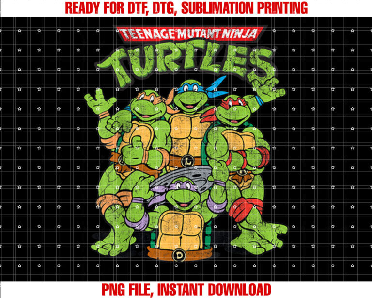 Teenage Mutant Ninja Turtles Classic Retro Tee T-shirt