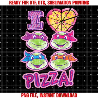 Teenage Mutant Ninja Turtles I Love Pizza T-shirt