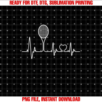 Tennis Lover Funny Tennis Heartbeat Best Tennis Players T-shirt