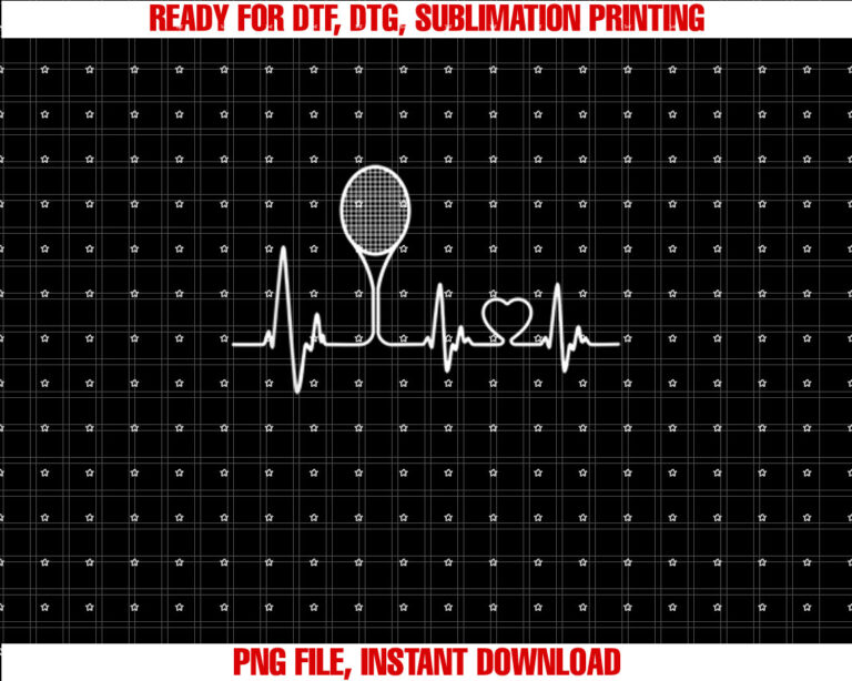 Tennis Lover Funny Tennis Heartbeat Best Tennis Players T-shirt