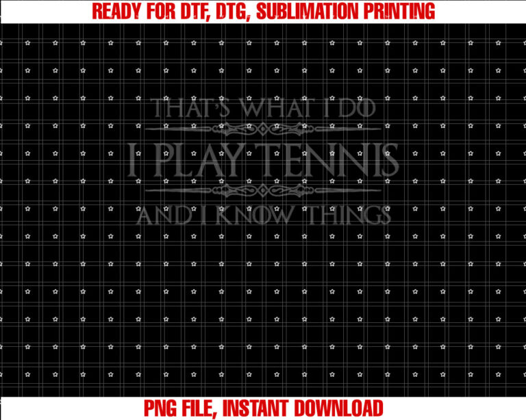 Tennis Player Gifts I Play Tennis I Know Things Funny T-shirt