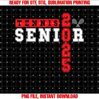Tennis Senior Night Tennis Senior 2025 Graduation 8 T-shirt