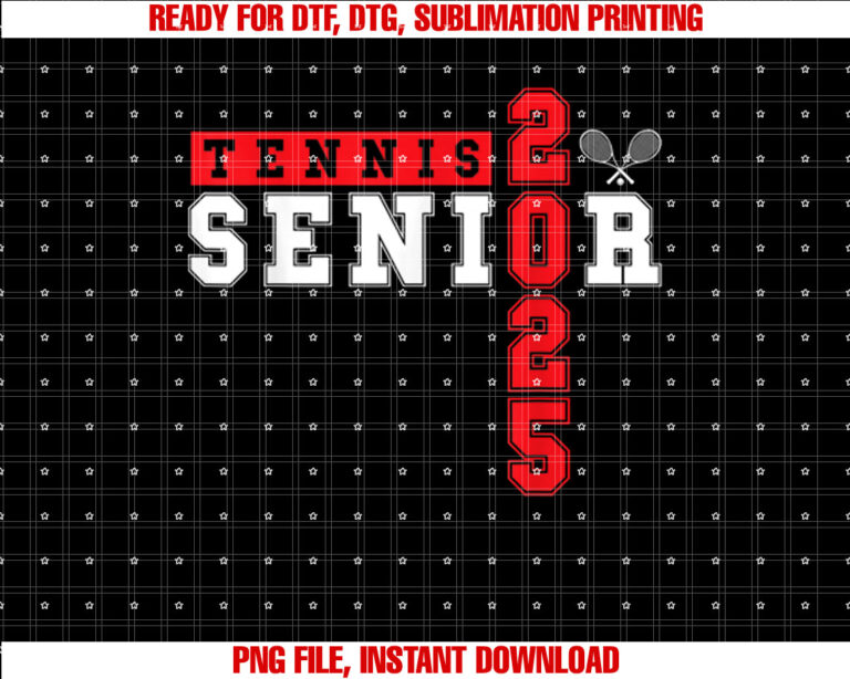 Tennis Senior Night Tennis Senior 2025 Graduation 8 T-shirt