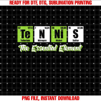 Tennis The Essential Element Funny Love Tennis T-shirt