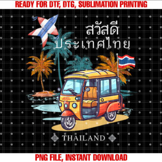 Thai Travel Vacation Sawasdee Thailand T-shirt