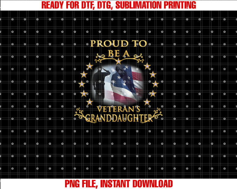 Thank You Veterans Proud Veteran Granddaughter T-shirt