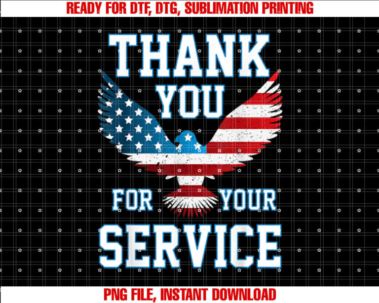 Thank You for your Service Patriotic Eagle Veterans Day T-shirt