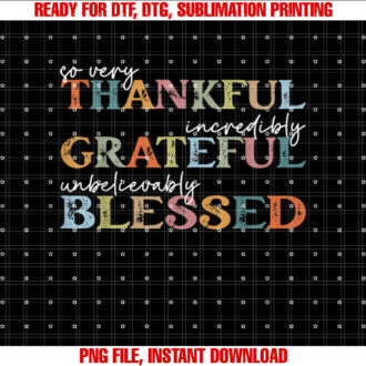 Thankful Grateful Blessed Thanksgiving Day T-shirt