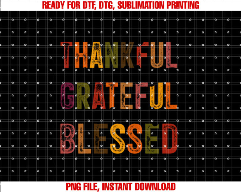 Thankful Grateful Blessed T-shirt