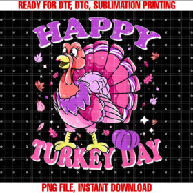 Thanksgiving Female Turkey Happy Turkey Day T-shirt