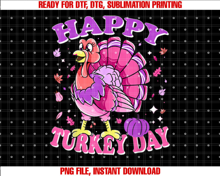 Thanksgiving Female Turkey Happy Turkey Day T-shirt