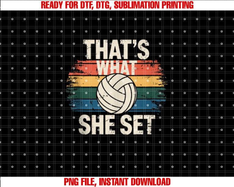 Thats What She Set Volleyball T-shirt