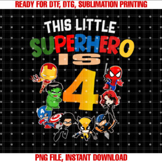 The 4th Birthday of This Tiny Superhero Old Super Boy T-shirt