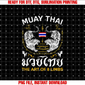 The Art of 8 Limbs Sak Yant Tiger Muay Thai T-shirt