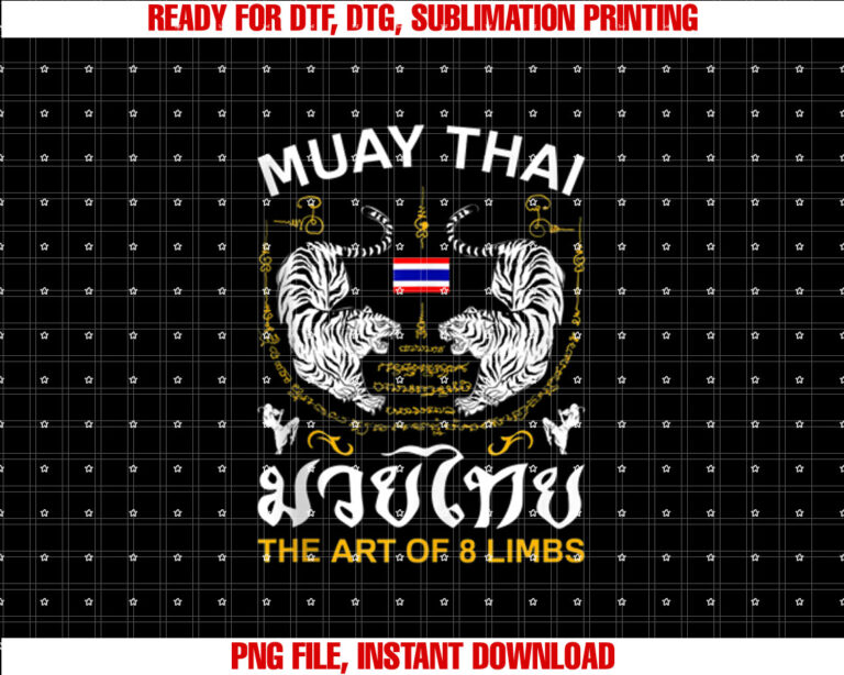 The Art Of 8 Limbs Sak Yant Tiger Muay Thai T-shirt