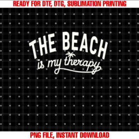 The Beach is My Therapy Vacation Vibes T-shirt