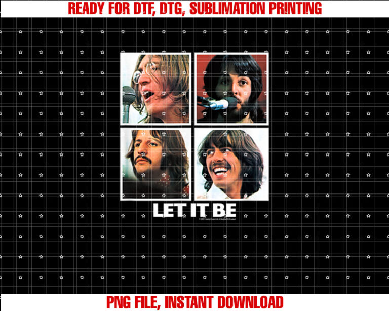 The Beatles Let it Be Square T-shirt
