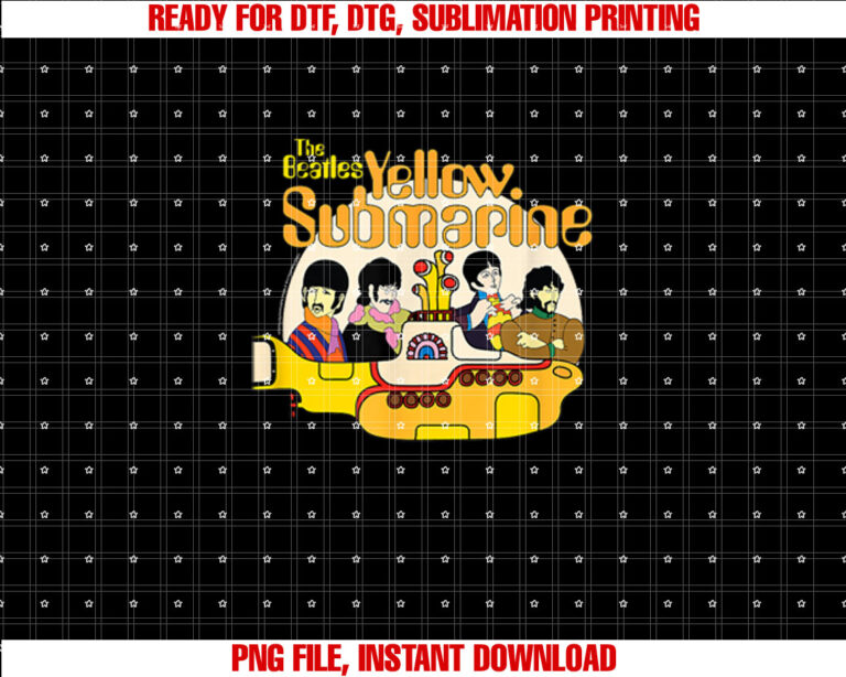 The Beatles We All Live In A Yellow Submarine T-shirt