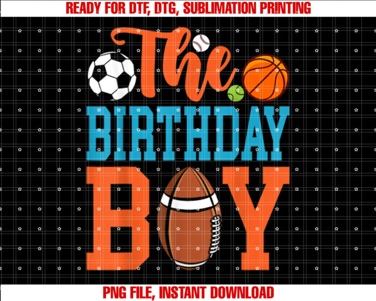 The Birthday Boy Sports Family T-shirt