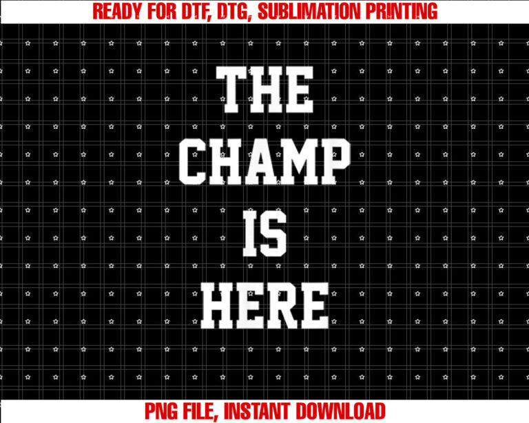 The Champ is Here Fury King Boxing Gym T-shirt