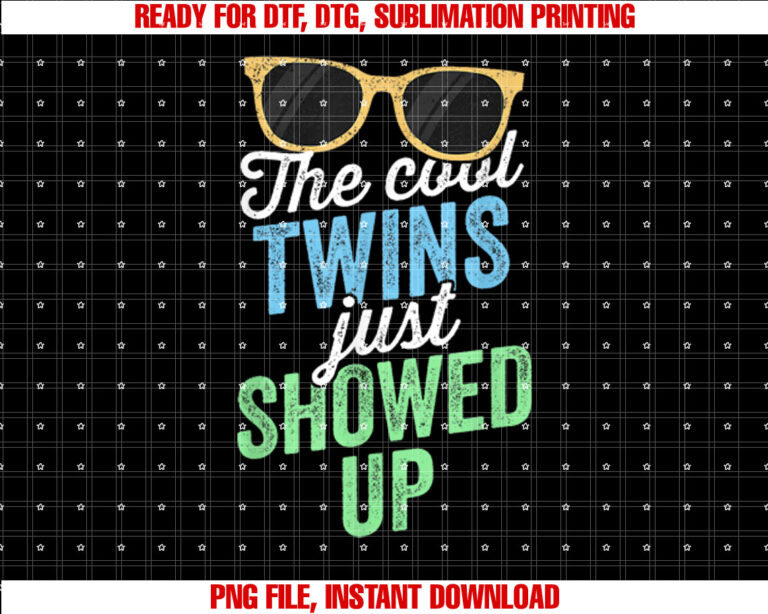 The Cool Twins Just Showed Up Sister Brother School T-shirt