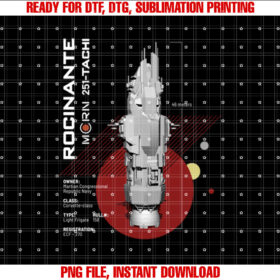 The Expanse Rocinante Ship T-shirt