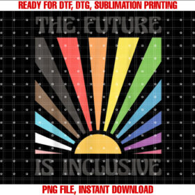 The Future is Inclusive Rainbow Pride Lgbtq Social Justice T-shirt
