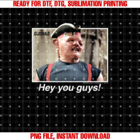The Goonies Sloth Hey You Guys Quote T-shirt