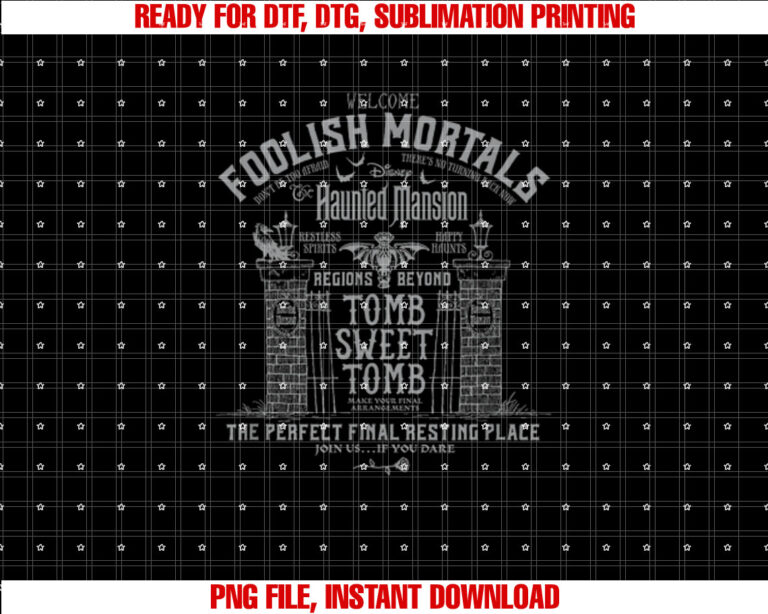 The Haunted Mansion Tomb Sweet Tomb Welcome Mortals T-shirt