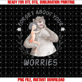 The Jungle Book Forget About Your Worries Jungle Book T-shirt