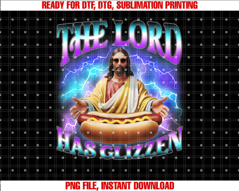 The Lord Has Glizzy God Hotdog Jesus Food Sunglasses Christ T-shirt