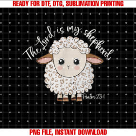 The Lord is My Shepherd Christian Sheep T-shirt