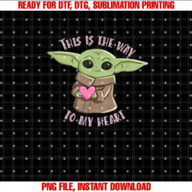 The Mandalorian the Child This is the Way to My Heart T-shirt