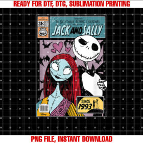 The Nightmare Before Christmas Jack and Sally T-shirt