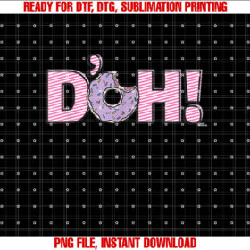 The Simpsons Homer Doh Donut T-shirt