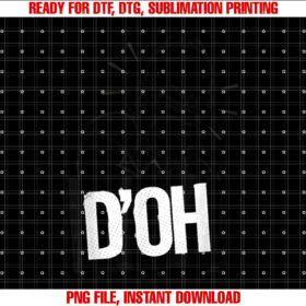 The Simpsons Homer Ic Phrase Doh Artline Chest T-shirt